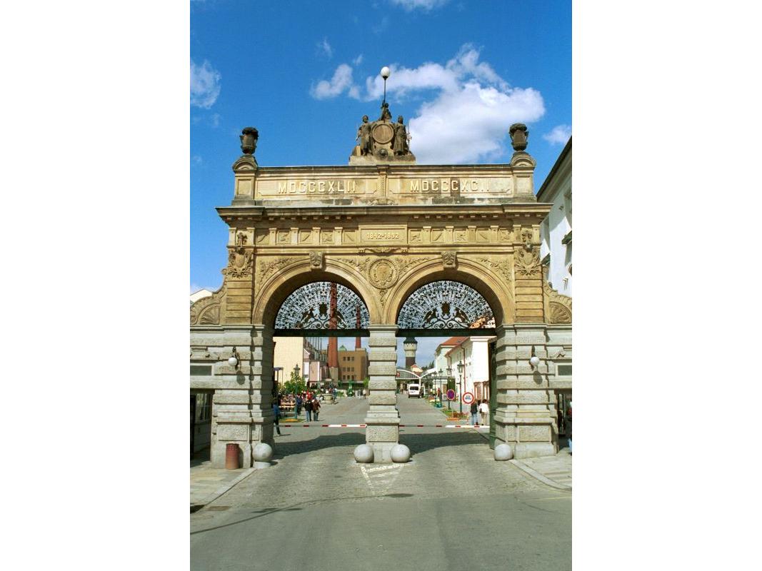 Brána pivovaru Plzeň